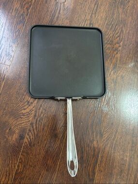 All Clad Square Nonstick Griddle Pan - Black